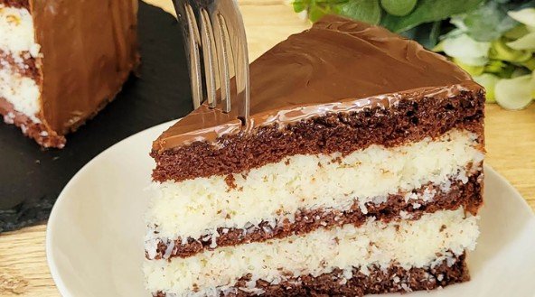 Baunti torta koja se topi u ustima! Jednostavna i veoma ukusna!