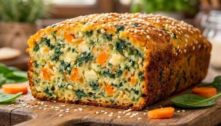 Slana torta sa spanaćem i šargarepom