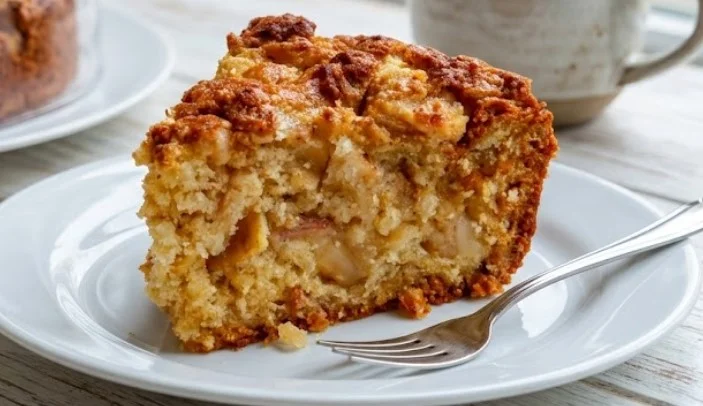 Sočni kolač od jabuka i ovsenih pahuljica bez brašna