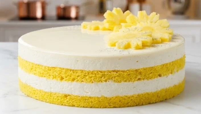 Svečana ananas torta kao