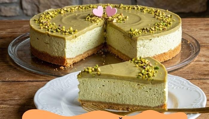 Najkremastiji čizkejk sa pistaćima – Recept bez pečenja