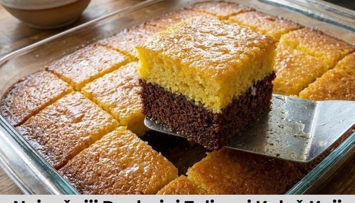 Najsočniji Dvobojni Zaliveni Kolač – Recept Bolji Od Baklave