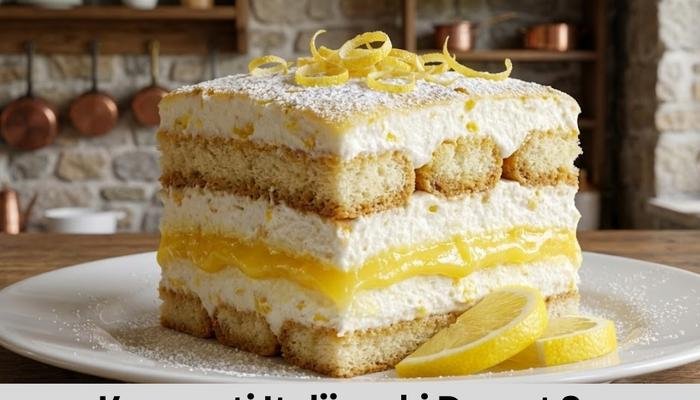 Najbolji Recept za Kremasti Italijanski Desert Sa Limunom
