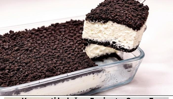 Kremasti kolač za 5 minuta. Samo 3 sastojka! Sprema se brzo, a ukus je fantastican