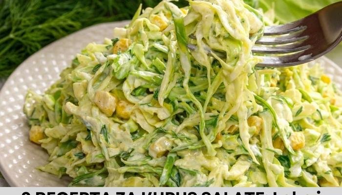 2 RECEPTA ZA KUPUS SALATE: Lako i brzo napravite odlične kupus salate
