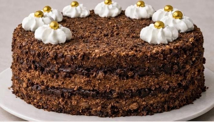 Posna reform torta sa orasima i čokoladom – sočna torta