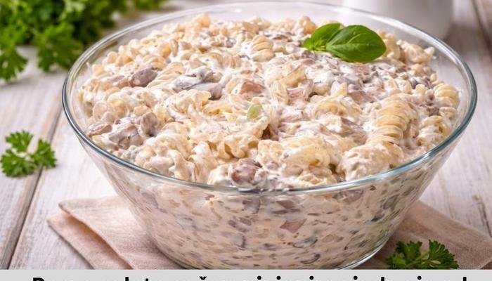 Posna salata sa šampinjonima jedna je od mojih omiljenih posnih salata.Pripremam je po receptu moje bake.