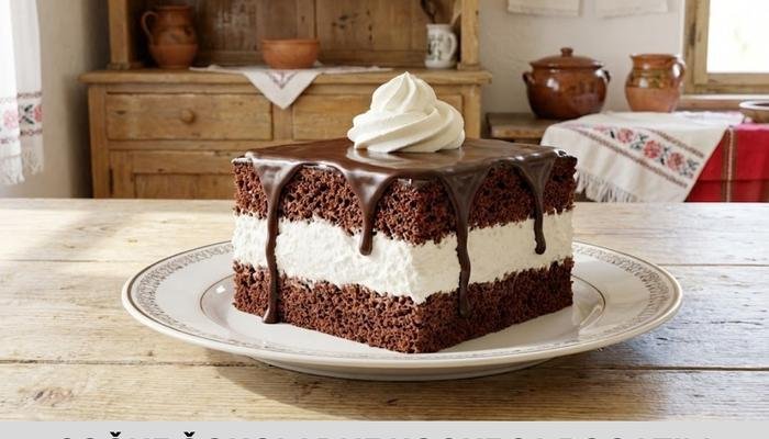 Najbolji Recept za Sočne Čokoladne Kocke sa Bogatim Šlagom