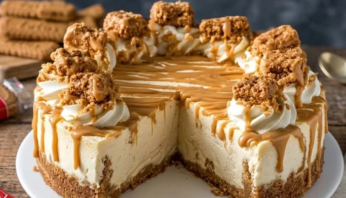 Kremasti kikiriki čizkejk sa keksom