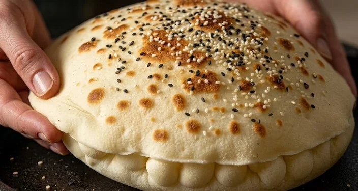 Domaća biskvitna susam lepinja za brzo mršavljenje bez kapi pšeničnog brašna