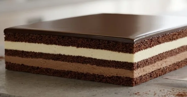 Čokoladna opera torta sa bananom: Biskvitna rapsodija za svečane trenutke