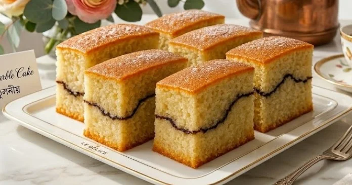 Bezvremenski biskvitni kolač od maslaca: Mliječna čarolija sa elegantnom čokoladnom linijom