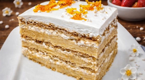 Torta Šeherezada: Raskošna Poslastica sa Karamelom Bez Pečenja!
