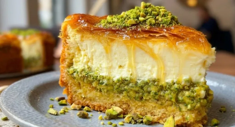 Baklava pistaći čizkejk: Orijentalna biskvitna magija koja osvaja nepca