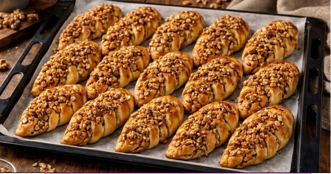 Tajna francuskog pekara: Najmekše punjene pletenice sa orasima!