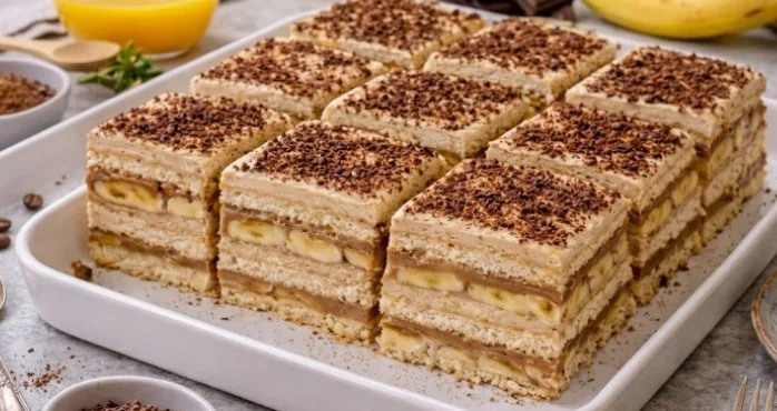 Brza posna torta sa keksom i bananama: Kremasta fantazija bez pečenja
