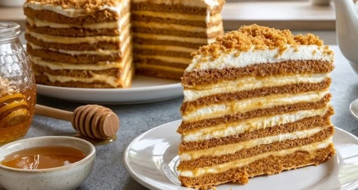 Autentični Medovik: Ruska biskvitna bajka koja mliječno osvaja mekoćom