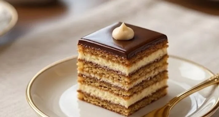Francuska Opera torta: Biskvitna rapsodija sa mliječnom kafom i tamnom čokoladom