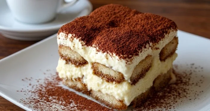 Autentični domaći tiramisu sa maskarpone kremom i biskvitnim piškotama koji se topi u ustima