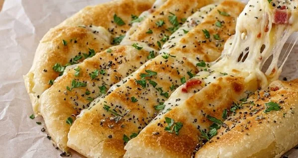 Domaća biskvitna pogača sa krompirom i topljenim sirom bez upotrebe rerne i kvasca