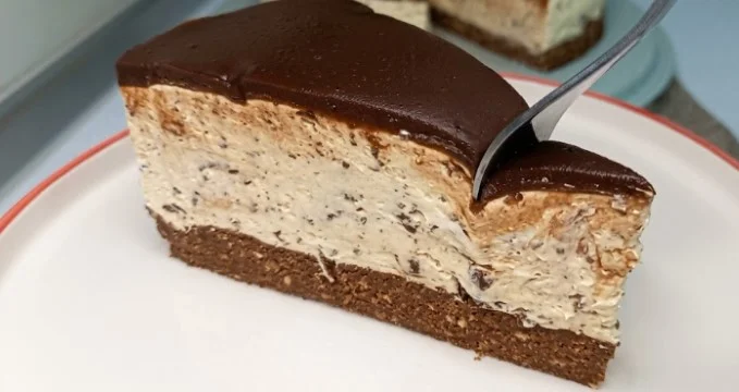 Brza mliječna straćatela torta sa plazma keksom koja se topi u ustima