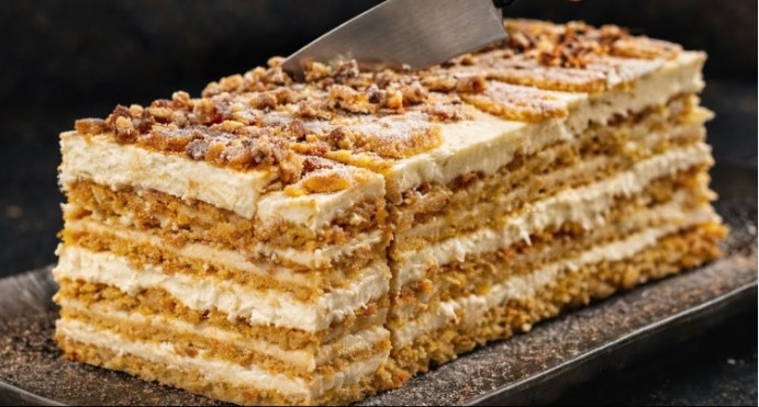 Napoleon torta za 5 minuta! (Najlenji i najbrži recept bez pečenja)