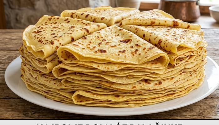 Najbolji recept za domaće palačinke koje se ne kidaju