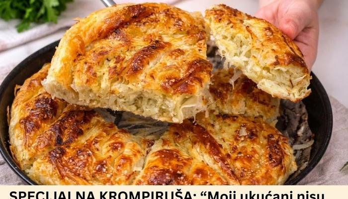 SPECIJALNA KROMPIRUŠA: “Moji ukućani nisu mogli sačekati da se servira već su je razgrabili iz pleha i za tren je nestala”
