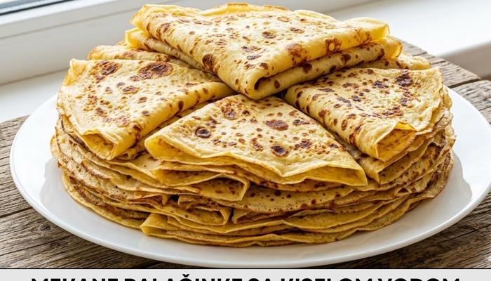Najbolji Recept za Mekane Palačinke sa Kiselom Vodom