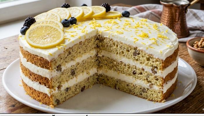 Najbolji recept za osvežavajuću tortu od limuna i oraha