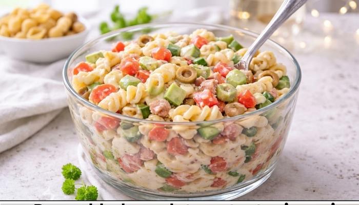 Posna hladna salata sa testeninom i tunjevinom – kremast obrok