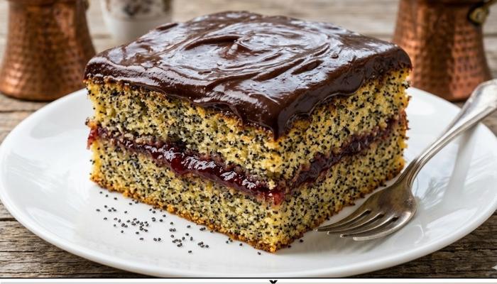 Posni Mak Kolač sa Čokoladnom Glazurom – Recept