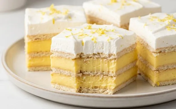 Brza Torta sa Limunom: Osvežavajući Puding Kolač Bez Pečenja