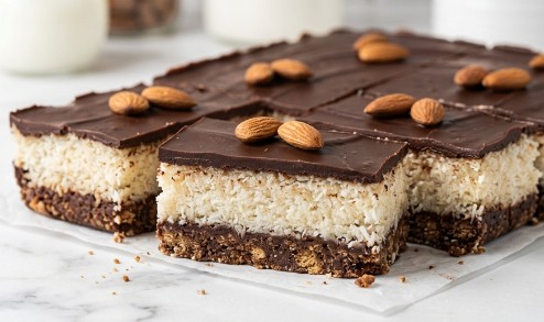 Posna Kokos Bajadera: Savršen Slojeviti Dezert Bez Pečenja