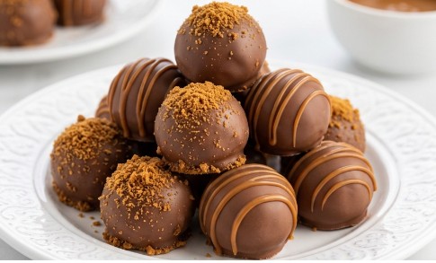 Karamel Biskvit Bombice: Savršeni Slatki Zalogaji Bez Pečenja