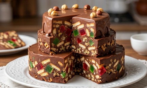 Trobojna Kasato Torta: Bogata Poslastica Bez Pečenja