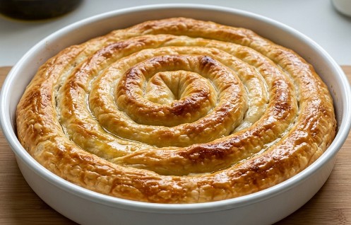 Domaća Sirnica: Tradicionalna Pita Sa Sirom U Obliku Spirale