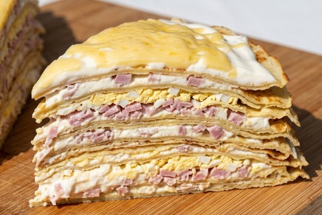 Torta od Palačinaka: Raskošno Slano Predjelo Iz Rerne