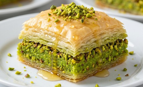 Pistaći Baklava: Raskošna Kraljica Orijentalnih Deserta