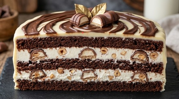 Kinder Bueno Layers Torta: Raskošna Slojevita Poslastica
