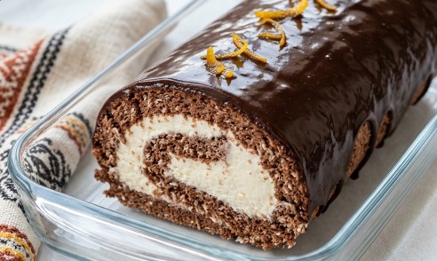 Posni Kokos Rolat: Brzi Desert Bez Pečenja