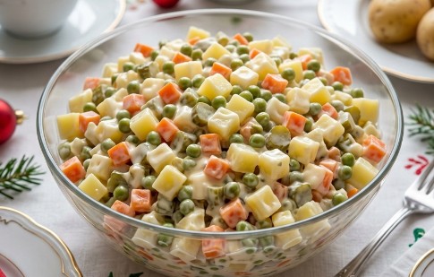 Posna Ruska Salata: Kraljica Praznične Trpeze