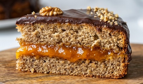 Posni Sočni Kolač: Brzi Desert Sa Orasima i Džemom