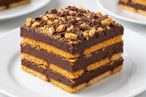 Posna Keks Torta: Bogati Čokoladni Desert Bez Pečenja