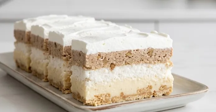 Brza Pesak Torta: Kremasti Desert Od Tri Sloja