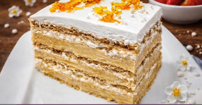 Preukusna Šeherezada torta Raskošna poslastica bez pečenja