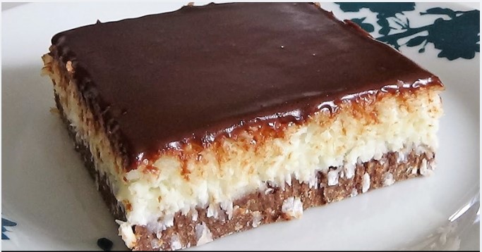 Baunti kolač bez pečenja Gotov za samo 10 minuta