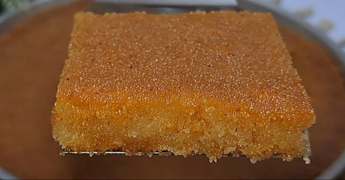 Prava poslastičarska basbusa sa samo 3 kašike putera Bez mleka i praška za pecivo