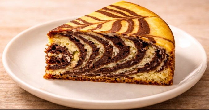 Najbolji i najlakši zebra kolač Savršene čokoladne i vanila pruge
