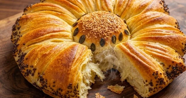 Posna lisnata pogača: Najmekše cvetno pecivo za svaku priliku